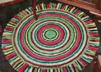 Crocheted Round Rug