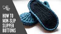Make Crochet Slippers Non-Slip