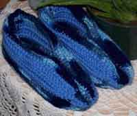 Knit-Look Slippers