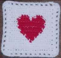 Heart Afghan Square 