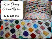 Mini Granny Waves Afghan Crochet Pattern