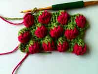  Crochet Strawberry Stitch 