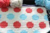  Polka Dot Tapestry Crochet, Free Chart And Instructions By  