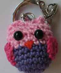 Owl Key Chain Crochet