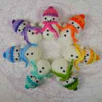 Cute Snowman Free Crochet Pattern