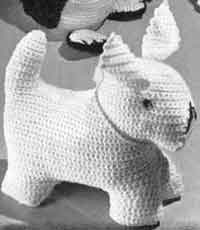 Dog, Crocheted