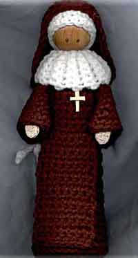 Crochet Nun Doll
