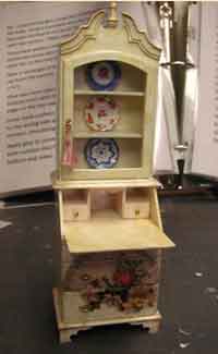 Miniature Dollhouse Desk Tutorial