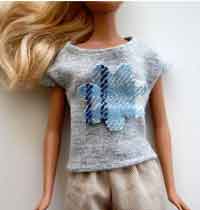 Barbie Knit Top Tutorial