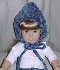 Crochet Doll Hood