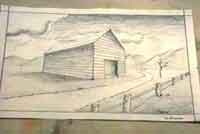 Drawing a Barn - Renaissance Perspective