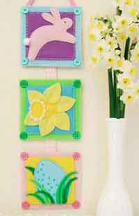 Easy Easter Embroidery Wall-Hanging