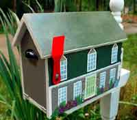 Make a House Shaped Mailbox