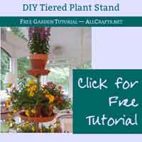 DIY Tiered Planter Plant Stand