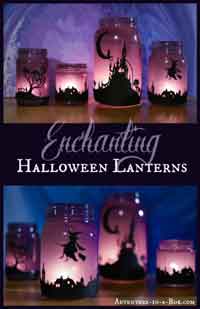 Halloween Lantern Jars