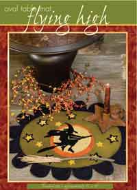 Halloween Witch Table Mat Pattern