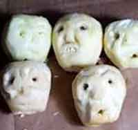 Dried Apple Shrunken Heads