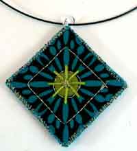 Quilted Pendant