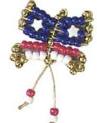 Safety Pin Freedom Butterfly