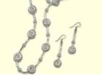 Pearl Spiral Jewelry Set