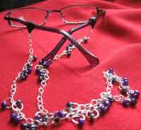 Beaded Chain Eyeglass Holder