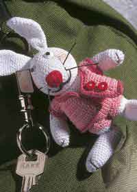 Bunny Keychain Crochet Pattern