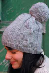 Free aran hat knitting patterns uk