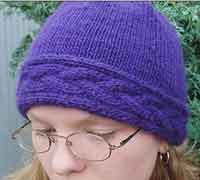 free knitting patterns ladies cable hat