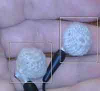 knitted earbud covers
