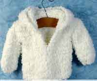 Baby Yeti hooded pullover 3mths