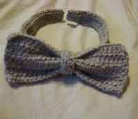 Crochet Mens Bowtie