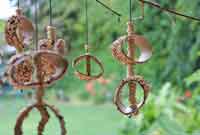 Recycled Bird Feeder Mobile
