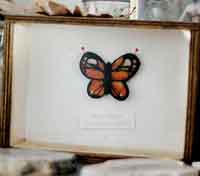 Felted & Framed: The Monarch Butterfly