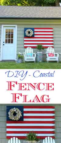 DIY Fence Flag