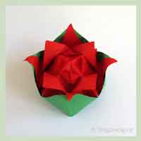 How to make an Origami Nested Rose