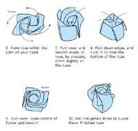How to make an Origami Rose