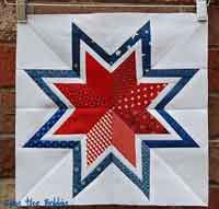  Paper pieced bordered star tutorial