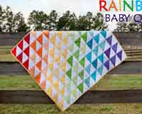 Rainbow Baby Quilt Tutorial
