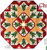 Quilted Christmas Tree Skirt Free Pattern