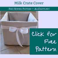Milk Crate Cover