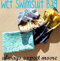 Wet Swimsuit Bag Pattern