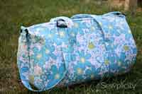 Quilted Duffle Bag Sewing Tutorial