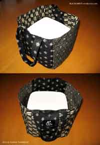 Reversible Box Bottom Tote Bag