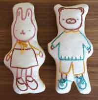 Bear and Bunny Dolls
