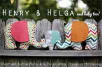 Free Pattern & Tutorial: Henry & Helga Plushies