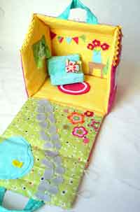 fabric dollhouse