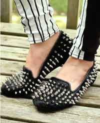 DIY SPIKED LOAFERS