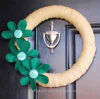Easy St. Patricks Day Wreath
