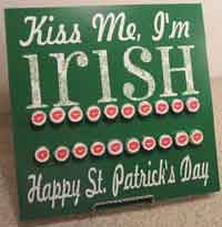 Hershey Kiss Me Im Irish Board