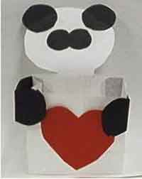 Panda Bear Valentine Mailbox